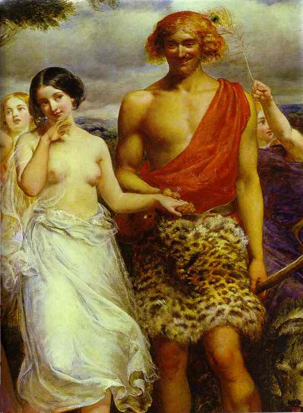 Cymon And Iphigenia by John Everett Millais